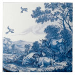 Antique Dutch Delftware plaque tiles