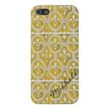 Antique Dutch Fleur de Lis Pattern Cases For iPhone 5
