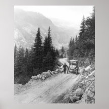 Antique Electric Car: 1919 Print