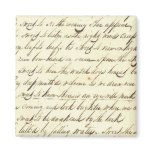 Antique Ephemera Cursive Calligraphy Script Poetry Magnet