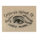 Antique eye advertising art postcards