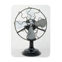 Antique Fan Photograph Premium Magnet