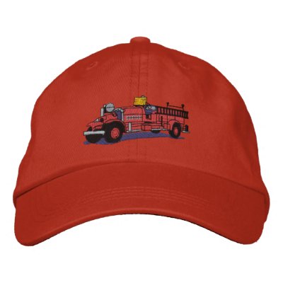 Antique Fire Truck Baseball Cap by pitneybowes