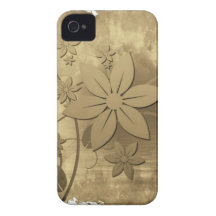 Antique Floral Paper iPhone 4 Covers