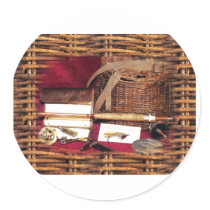 Antique Fly Fishing Equipment Stickers