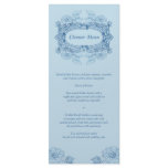 Antique Frame Blue Menu Rack Card rack cards