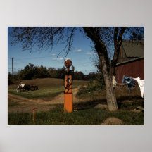 Antique Gas Pump Poster