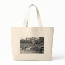 Antique Go Cart, early 1900s Canvas Bag