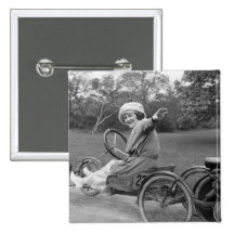 Antique Go Cart, early 1900s Pins