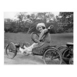 Antique Go Cart, early 1900s Post Card