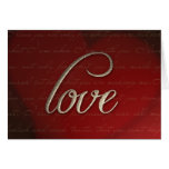 Antique Gold Love Card