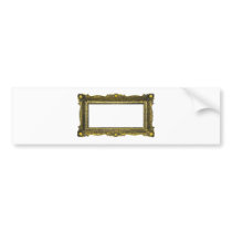 Antique Gold Picture Frame Bumper Stickers