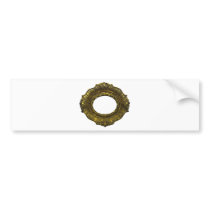 Antique Gold Picture Frame Bumper Sticker