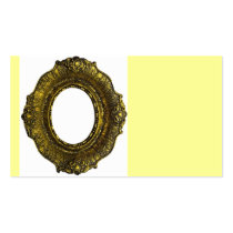 Antique Gold Picture Frame Business Cards