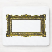 Antique Gold Picture Frame Mousepads
