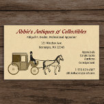 Antique Horse & Carriage Business Card Template