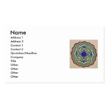 Antique Islamic Tile Design  Business Cards