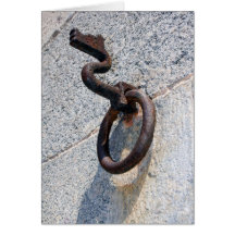 Antique Knob detail Greeting Card