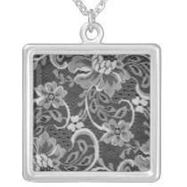 Antique Lace Square Necklace necklaces