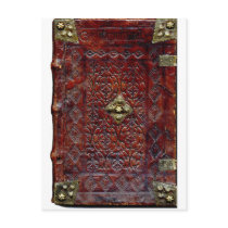 Antique Leather Book Bibliophile Postcards