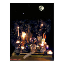 Antique Magic Postcard