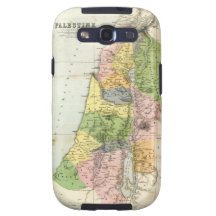 Antique Map - Biblical Palestine Samsung Galaxy S3 Covers