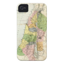 Antique Map - Biblical Palestine iPhone 4 Case-Mate Case