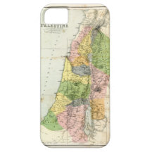Antique Map - Biblical Palestine iPhone 5 Case