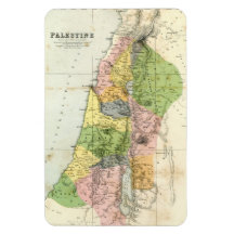 Antique Map - Biblical Palestine Magnet