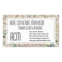 Antique Map of Antwerp Cartography Business Card Templates
