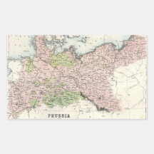 Antique Map of Prussia Sticker