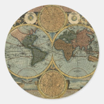 Antique Map Series Sticker