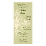 Antique Olive Floral Bridal Luncheon Custom Rack Card