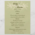 Antique Olive Floral Full Color Flyer