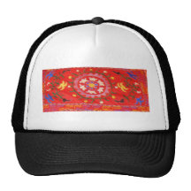Antique Ottoman Embroidery floral design Hats
