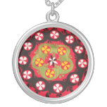 Antique Ottoman Embroidery Turkish floral design necklaces