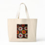 Antique Ottoman Embroidery Turkish Rug Canvas Bag