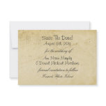 Antique Paper Save the Date Personalized Announcements