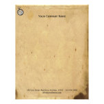 Antique Parchment and Compass Letterhead Design