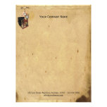 Antique Parchment and Telephone Compass Camera Customized Letterhead