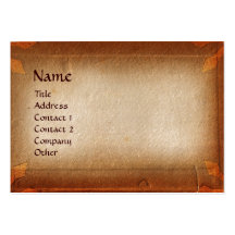 ANTIQUE PARCHMENT / LEGAL OFFICE, ATTORNEY BUSINESS CARD TEMPLATES