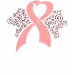 Antique Pink Ribbon t-shirts