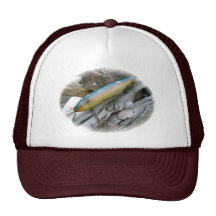 Antique Point Jude Cape Codder Fishing Lure Trucker Hat
