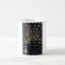 Antique Pride and Prejudice Peacock Edition Cover Mugs