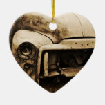 Antique Project Truck Old Photo Style Christmas Tree Ornament