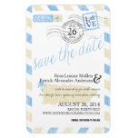 Antique Puerto Rico Airmail Save the Date magnets