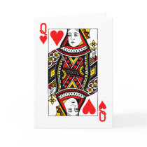 Antique Queen of Heart Greeting Cards