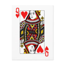 Antique Queen of Heart Post Card