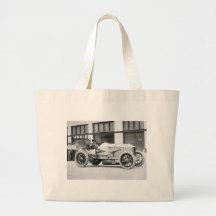 Antique Race Car, 1910s Canvas Bags