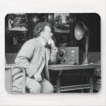 Antique Radio, early 1900s Mouse Pads